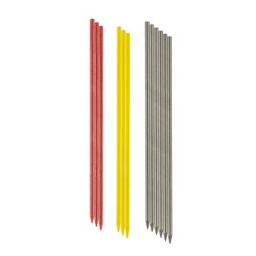 DEXTER - SET OF 12 REFILLS: 6 GREY, 3 YE