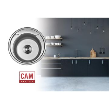 Cam Africa Kitchen Prep Bowl Stainless Steel Dia48Cm