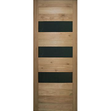 Exterior Door Saligna DOORS GALORE Horizontal Slats with Window W813mm x H2032mm