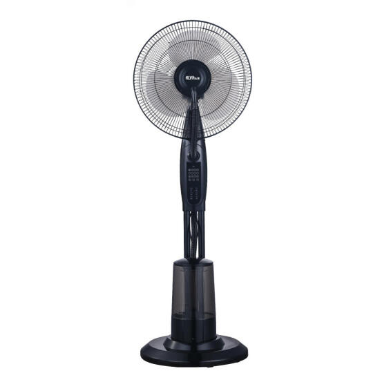 Alva Air Pedestal Misting Fan Black 40cm 