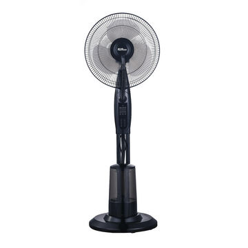 Alva Air Pedestal Misting Fan Black 40cm 