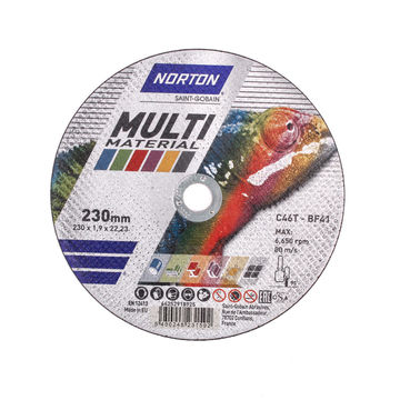 Cutting disc NORTON 230x1.9x22,2mm C46Tbf41 NORTON Multipurpose