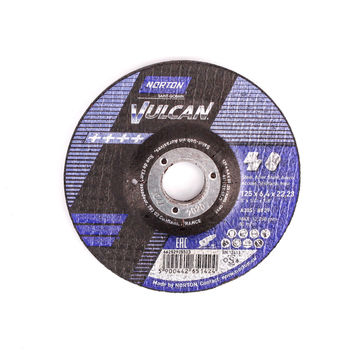 Cutting disc 125x6.4x22,2mm A30S-Bf27 VULCAN Met/ Inox
