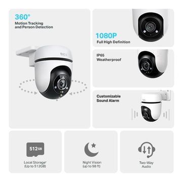 TP Link Tapo C500 Outdoor Pan/Tilt Security WiFi Camera