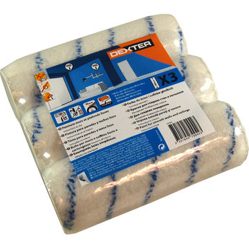 Paint rolling sleeves kit DEXTER Smooth 180mm x3