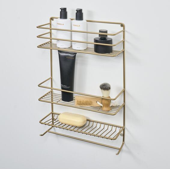 Steelcraft Shower Organiser Gold