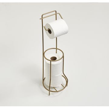 Steelcraft Toilet Roll Holder Stand Gold