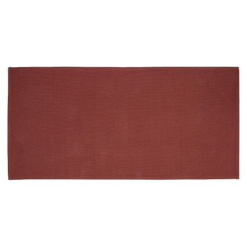 Rug indoor cotton maroon rectangle 60 x 120cm aylane inspire