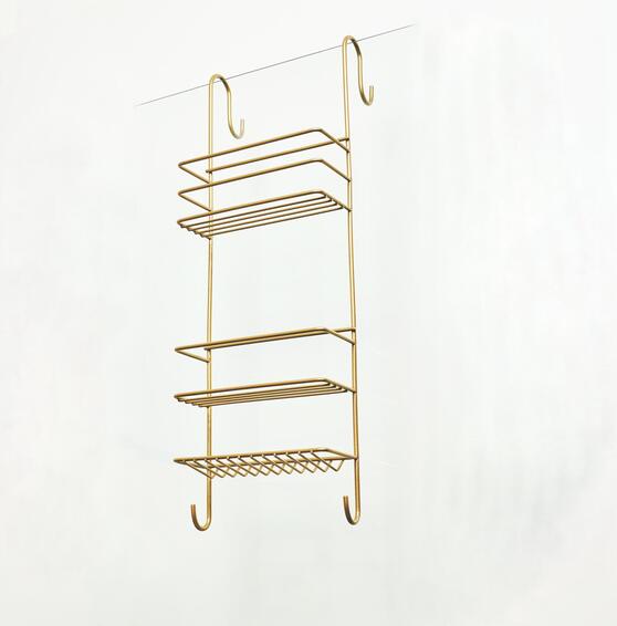 Shower caddy gold hotsell
