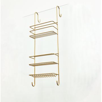 Steelcraft Hook Over Shower Caddy Gold