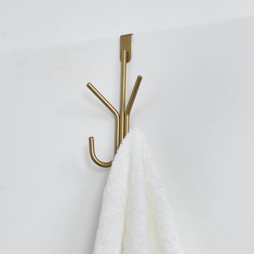 Steelcraft Hook Over Door Dbl Hook Gold