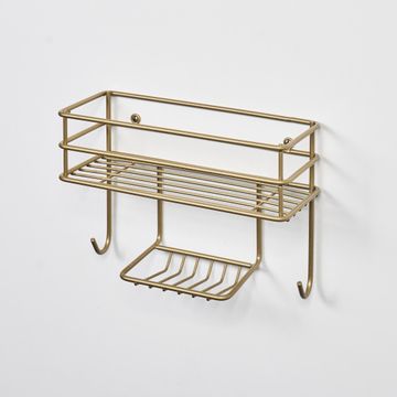 Steelcraft Wall Basket Organiser Gold