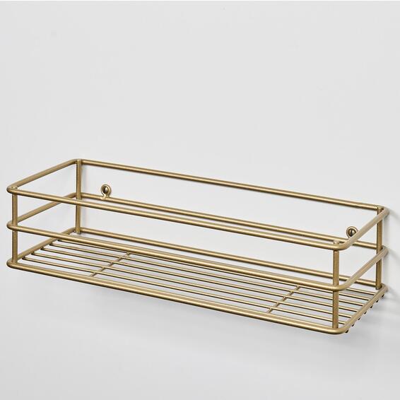 Steelcraft Shelf Basket Gold