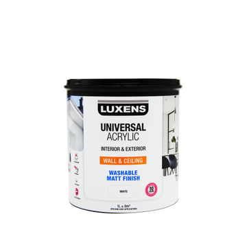 Luxens Universal Acrylic Paint White 1L