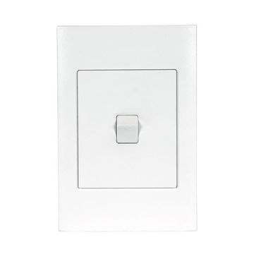 Lexman 1-Lever 2-Way Switch White (100x50)