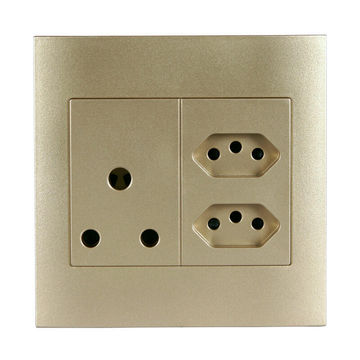 Lexman Single Socket with 2 x IEC Infinity Gold (100x100)