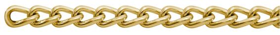 RFS CHAIN BRASS PLATED 2MM 15M
