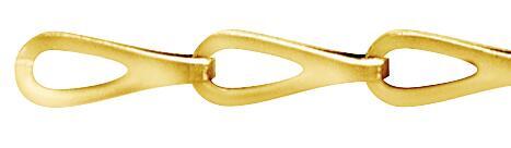 CHANDELIER CHAIN BRASS C PL 0.4MM 25M