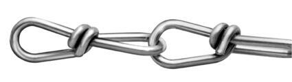 KNOTTED CHAIN GALV. 1MM 25M
