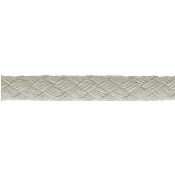 COTTON ROPE 8 BRAID WHITE 6MM 80M
