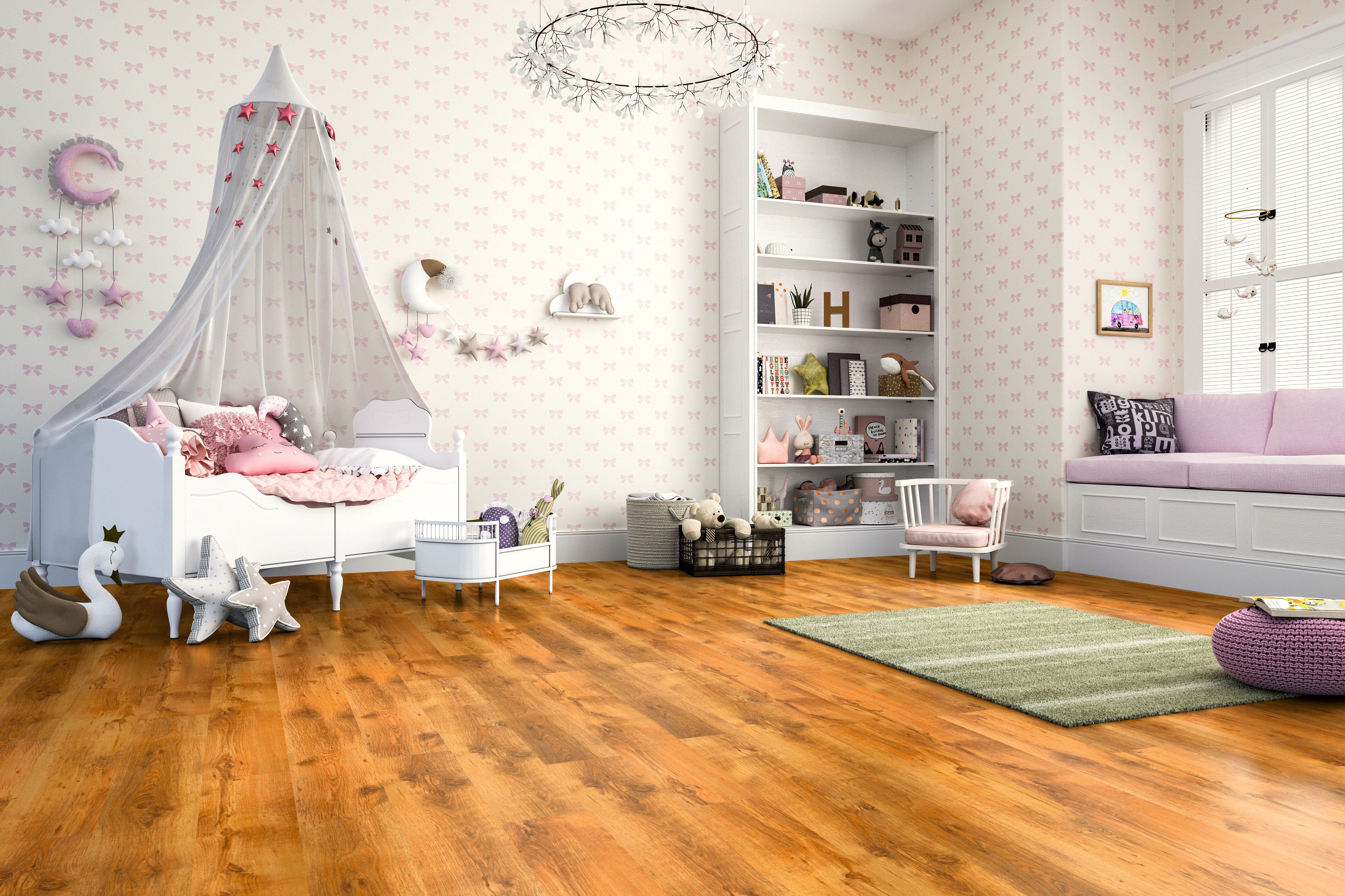 Laminate flooring basic sutter oakx6mm