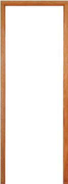 Door Frame Hardwood for single door 76x51mm section no sill with seal-w891xh2091mm