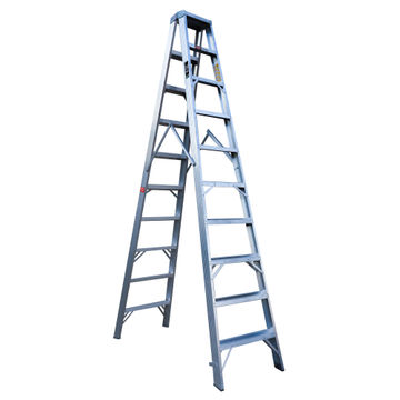 10 Step Heavy Duty Double Sided A-Frame Aluminium Ladder