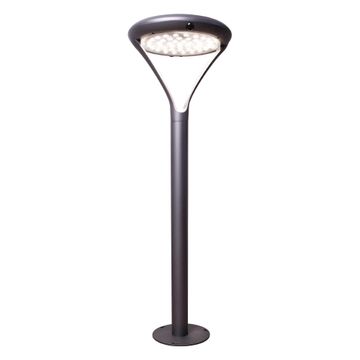 Inspire  Bermeo Solar Post  Lamp 2000LM Grey