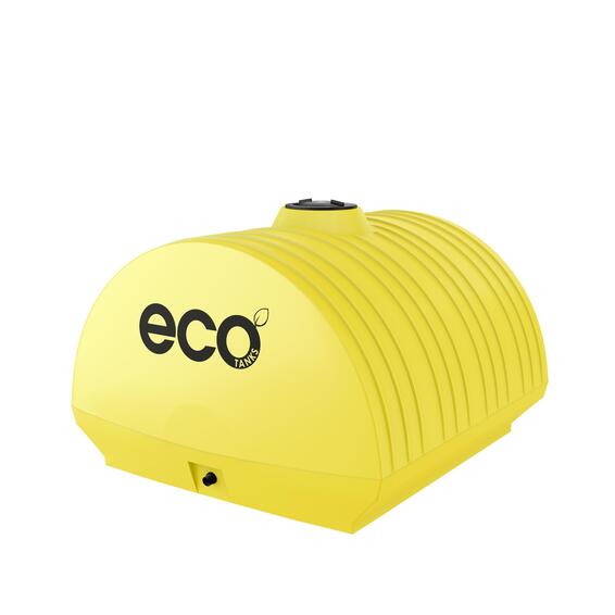 2500L HORIZONTAL TANK YELLOW WATER