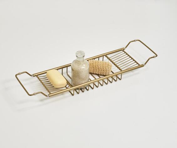 Bath caddy gold sale