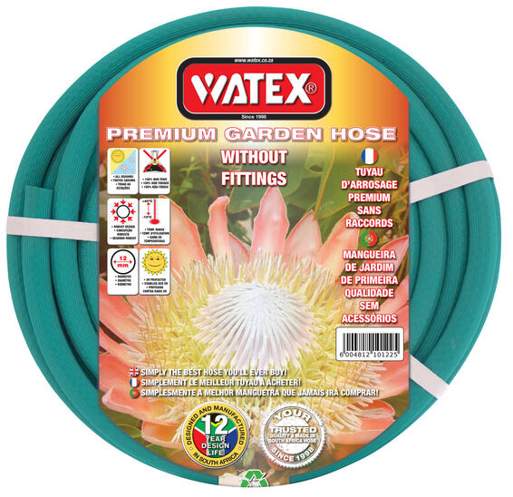 Garden hose pipe watex 12mmx20m 12 years guarantee