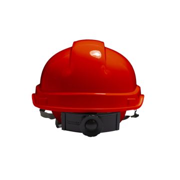 DEXTER RED SAFETY HELMET WITH CHINSTRA