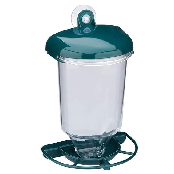 TRANSPARENT WINDOW BIRD FEEDER