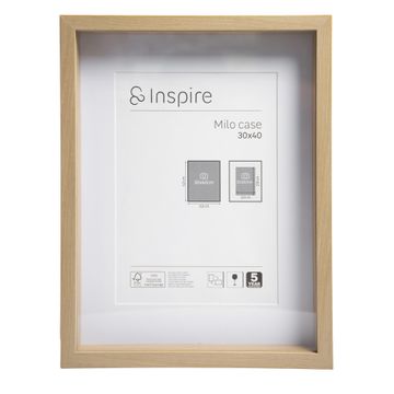 Inspire  milo case frame oak 30x40cm 