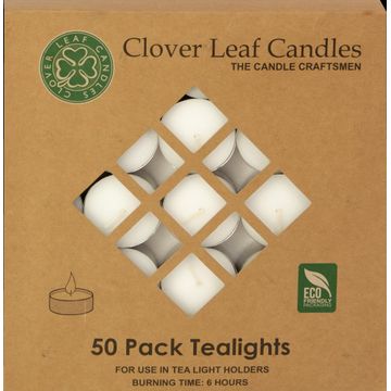  Tealight Candle 50 Pack 6 hour burn time