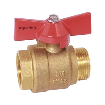 EQUATION TEE BALL VALVE INT FL, 25B, IN M G3/4