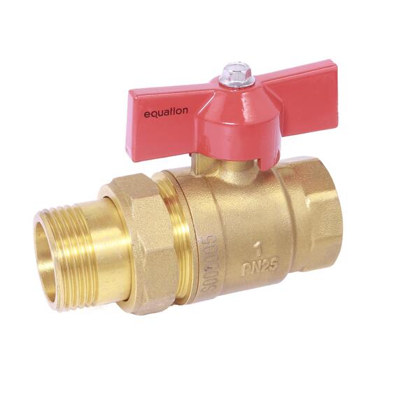 BALL VALVE BUT 25B EQ M1 F1 SWVL SCRW
