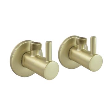 ANGL VALV 10B A M1/2 M3/8 GLD RND 2PC