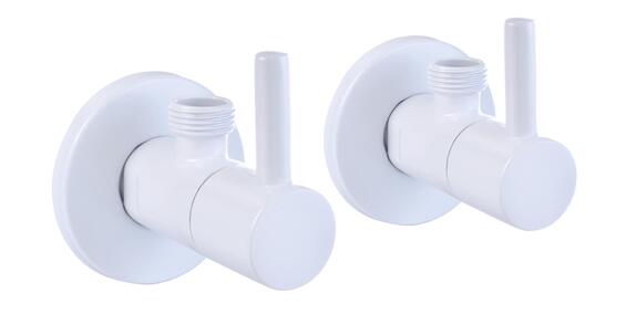 ANGL VALV 10B A M1/2 M3/8 WHT RND 2PC