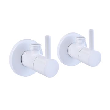 ANGL VALV 10B A M1/2 M3/8 WHT RND 2PC