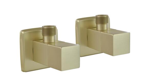 ANGL VALV 10B A M1/2 M3/8 GOLD SQ 2PC