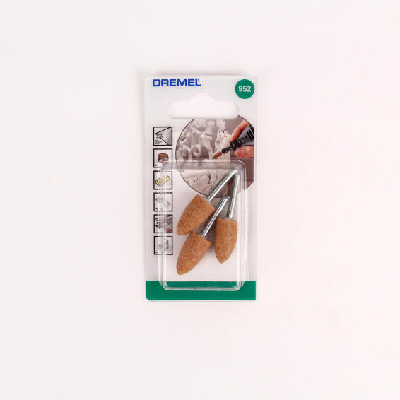 3 Alu-Oxide Stone Bull Nose 9,5Mm Dremel