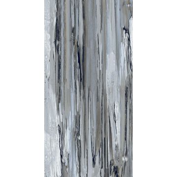 Floor tile porcelain fluid grey polished 800x1600mm