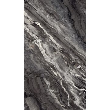 Floor tile porcelain bevin blackk polished 800x1600mm