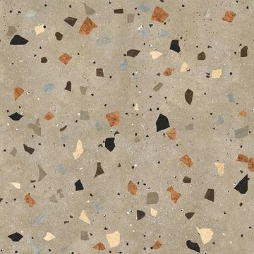 Floor tile porcelain terazzo brown 1200x1200mm