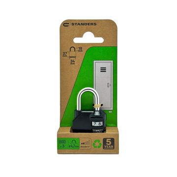 STANDERS COMBINATION PADLOCK 30MM