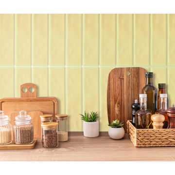 Subway matt tile ceramic vanilla 75x300mm