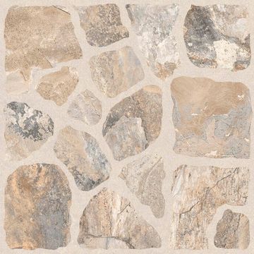 Floor Tile Ceramic Caliche Brown Slip Resistant L40cm x W40cm (1.46m2/box) 