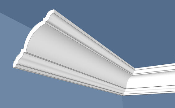 Marbet Design E-16 XPS Cornice - 32 Meters