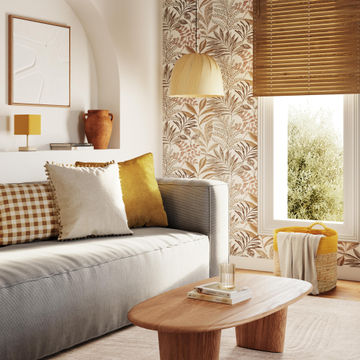 Venetian blind wood rushmore 27mm natural oak 80x150cm